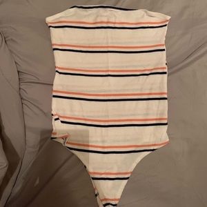 Striped tube top